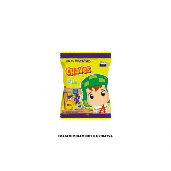 BALA - RICLAN - 500g MASTIGAVEL CHAVES UVA VERDE